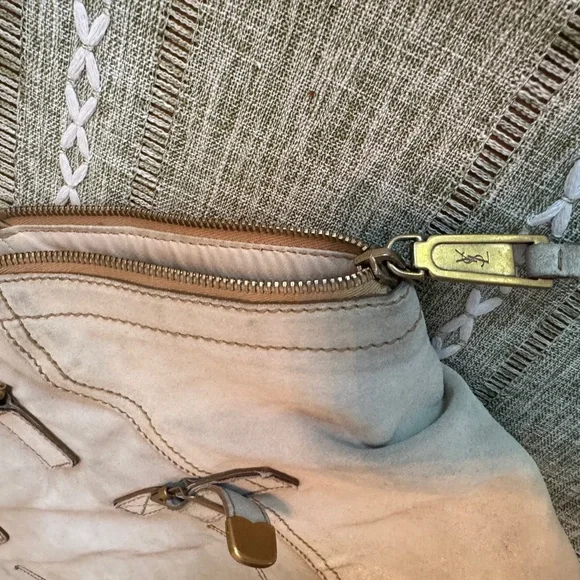 Yves Saint Laurent Downtown Gold ombré Tote Bag - Picture 13 of 16